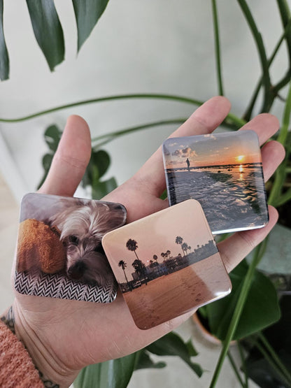 6 Custom Photo Magnets