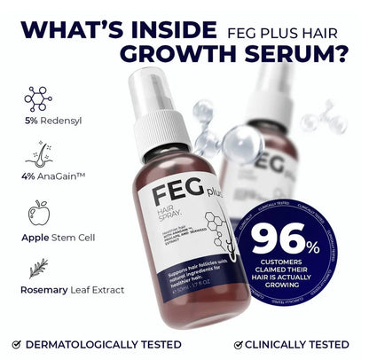 FEG PLUS HAIR SERUM - Made In USA