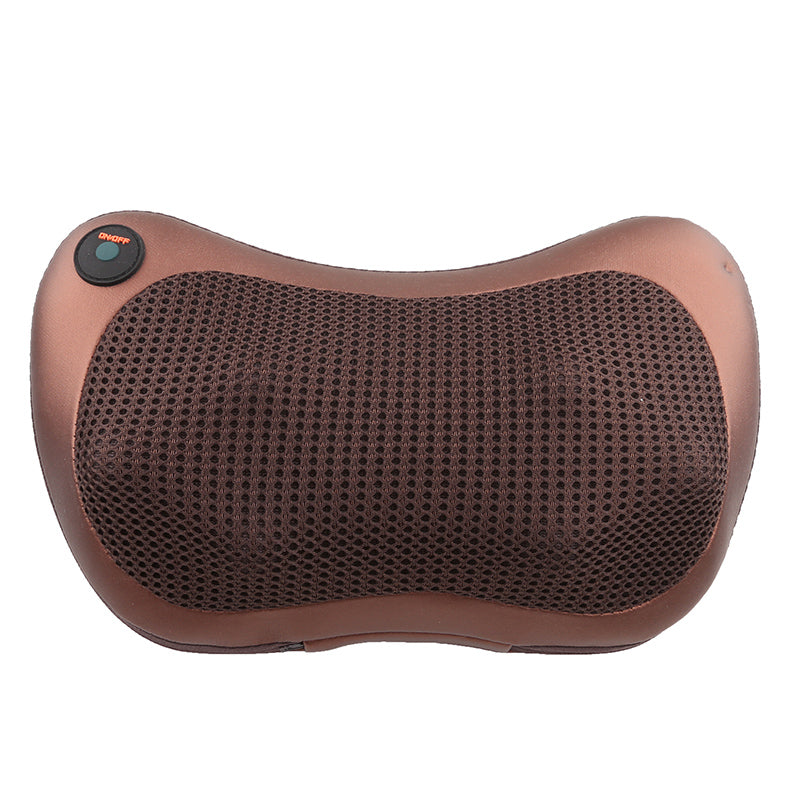 Car & Home Electric Head Shoulder Back Neck Massager Pillow With Heating