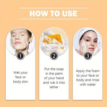 KojiAcid & TurmericLemon Anti-Acne Whitening Soap
