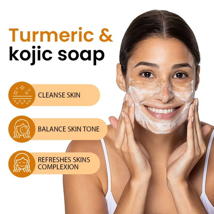 KojiAcid & TurmericLemon Anti-Acne Whitening Soap