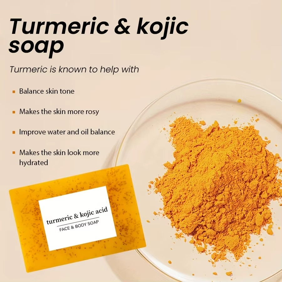 KojiAcid & TurmericLemon Anti-Acne Whitening Soap
