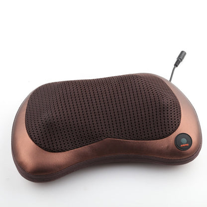 Car & Home Electric Head Shoulder Back Neck Massager Pillow With Heating