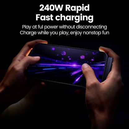 240W Fast Data Charging Cable 2M | Foldable Phone Holder Vertical & Horizontal Screen | Type C to Type C