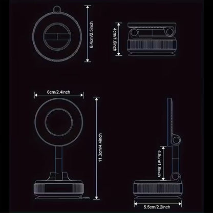 360° Magnetic Phone Holder - All Mobiles Supported ✅